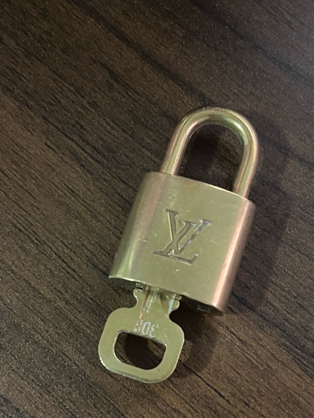 Louis Vuitton Brass Padlock and Key - Picture 4 of 4